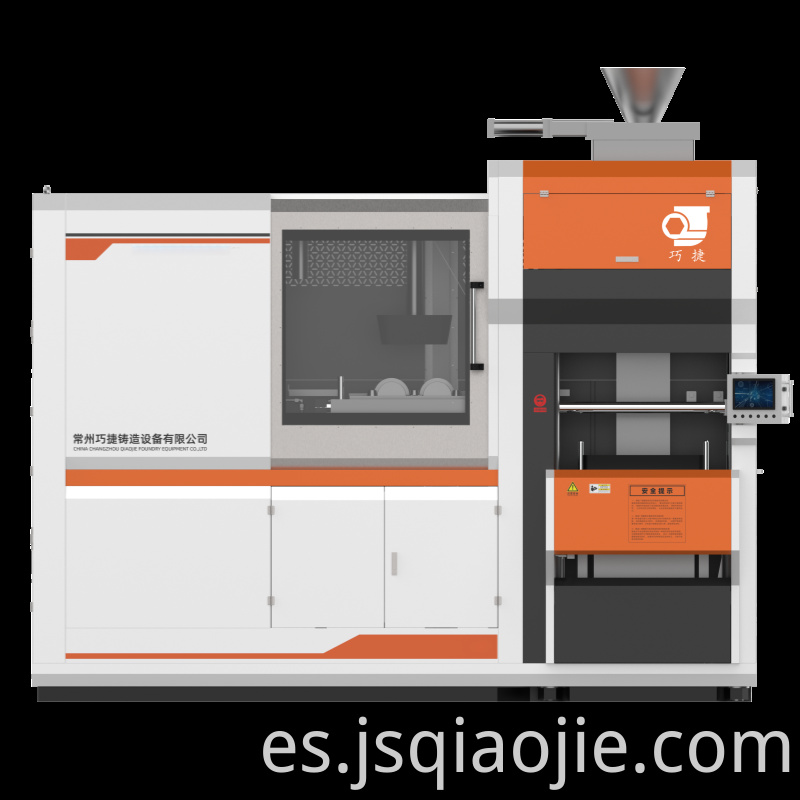 Automatic Upper And Lower Sand Shooting Slide Out Molding Machine